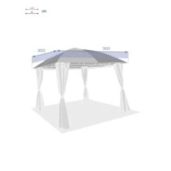 Toile De Tonnelle Sawara (3 X 3 M) - Ivoire -Default Template 7 toile de tonnelle sawara 3 x 3 m ivoire 112919 1647596136