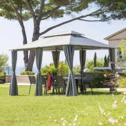 Toile De Tonnelle Thira (3 X 4 M) - Gris Ardoise