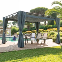 Tonnelle Palmeira (4 X 3 M) - Gris Ardoise