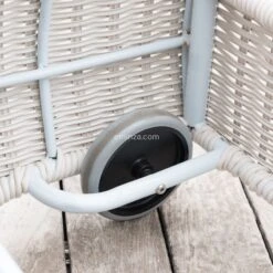 Transat Résine Tressée Calvi - Blanc / Gris Clair -Default Template 7 transat calvi blanc gris 68595 1 1582296110