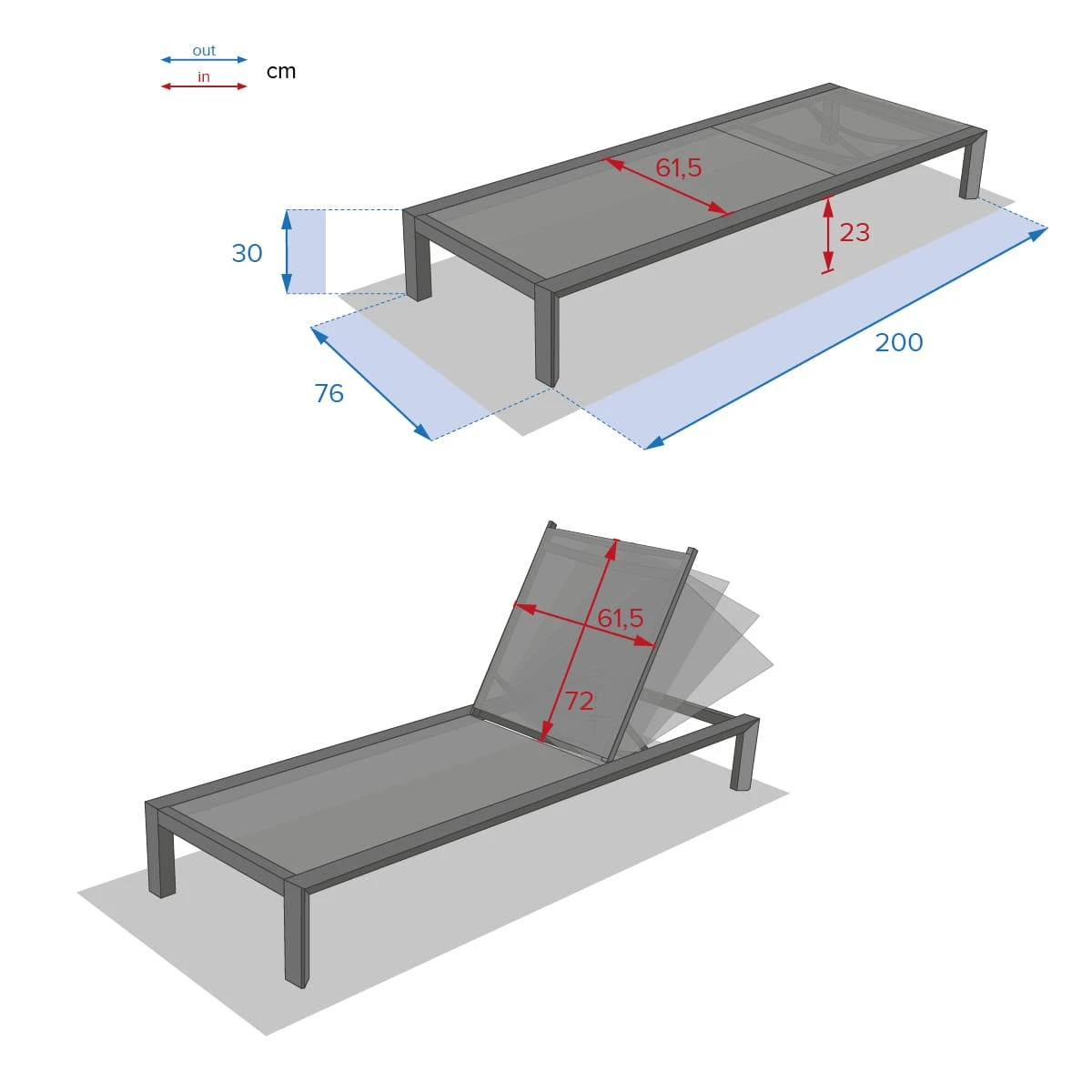 Transat Texaline Evasion - Gris Graphite / Gris Anthracite 10 Transat Texaline Evasion - Gris Graphite / Gris Anthracite – Image 8